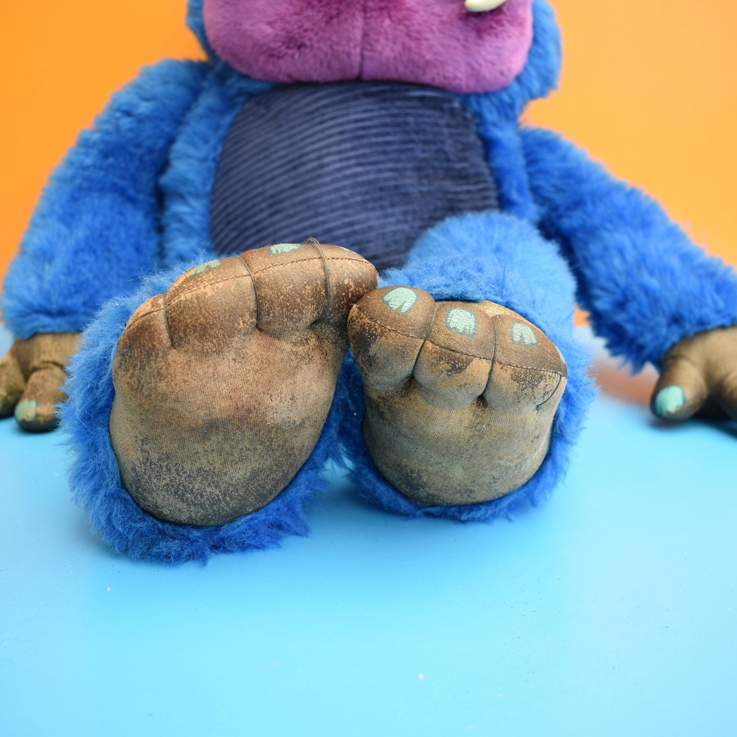 Vintage 1980s My Pet Monster Plush Toy - Large