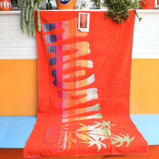Vintage 1980s Hawaii Beach Towel - Unused