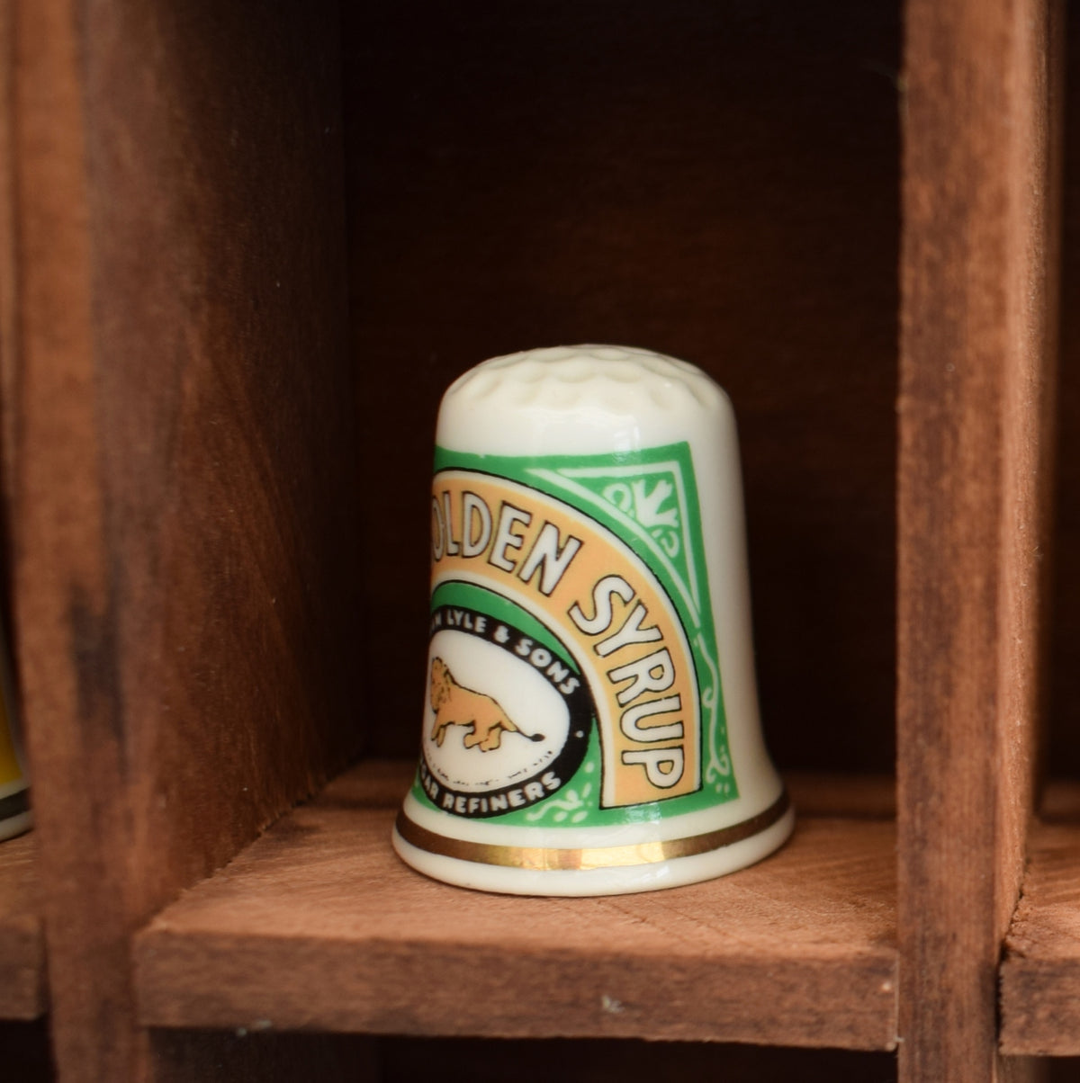 Vintage 1990s Advertising Bone China Thimbles - Brands by Vintage