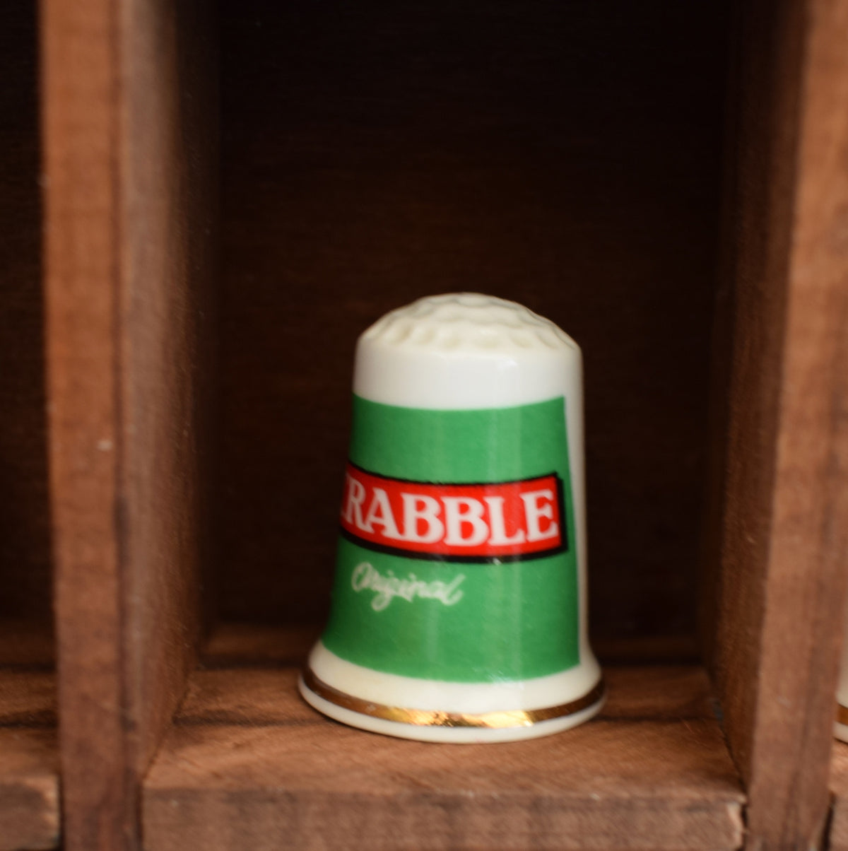 Vintage 1990s Advertising Bone China Thimbles - Brands by Vintage