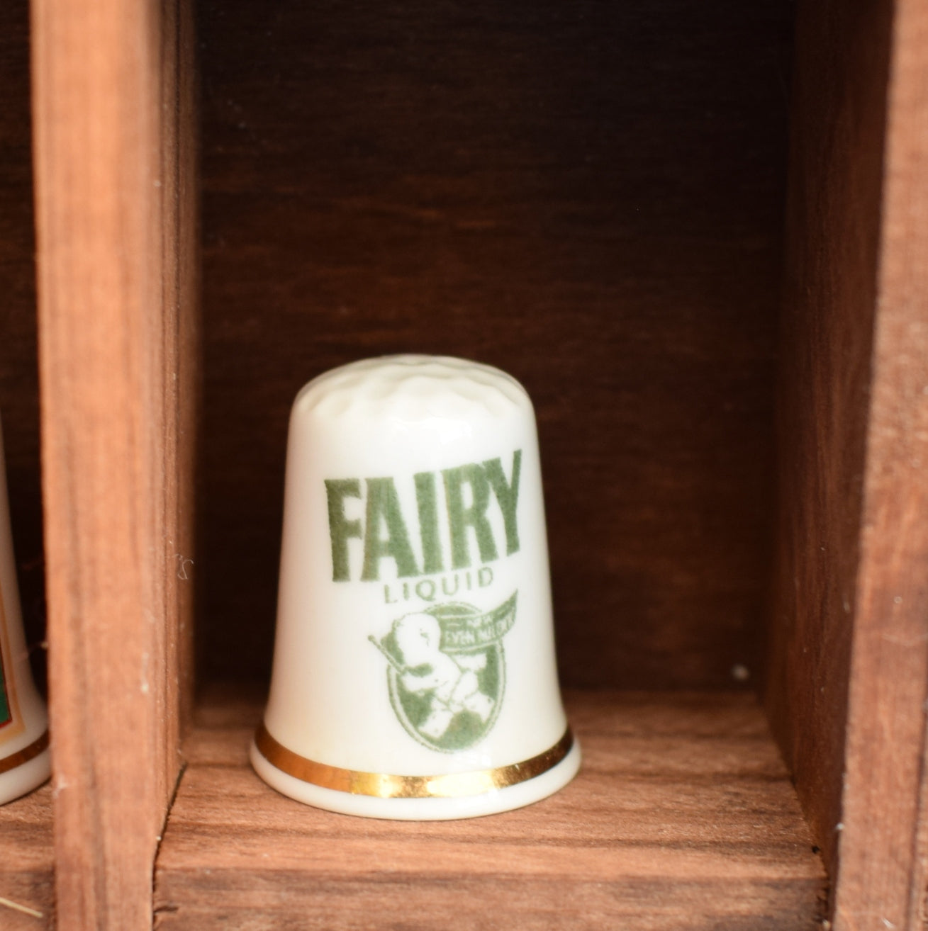 Vintage 1990s Advertising Bone China Thimbles - Brands by Vintage