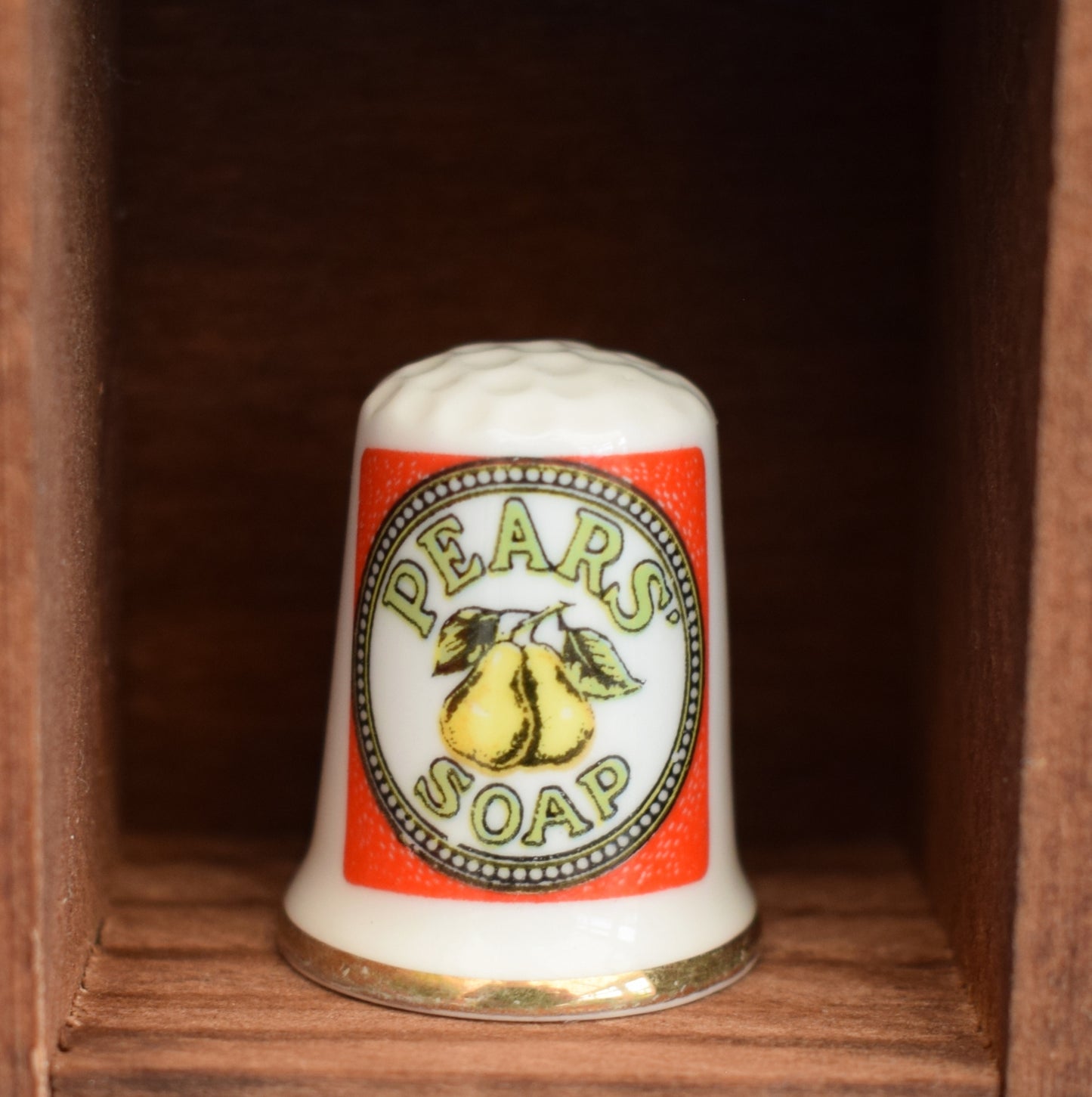 Vintage 1990s Advertising Bone China Thimbles - Brands by Vintage