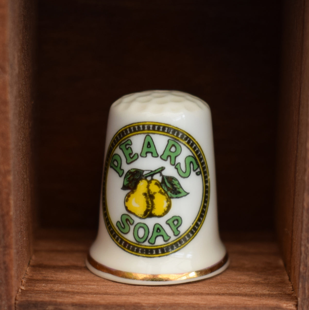 Vintage 1990s Advertising Bone China Thimbles - Brands by Vintage