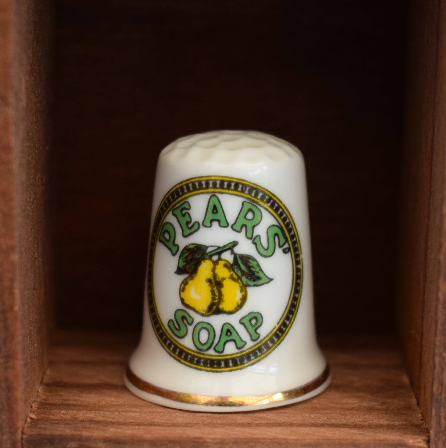 Vintage 1990s Advertising Bone China Thimbles - Brands by Vintage