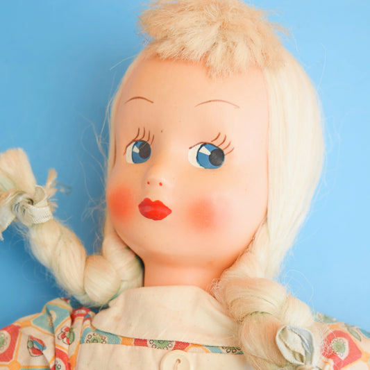 Vintage 1960s Kitsch Looby Lou Style Doll  - Plaits