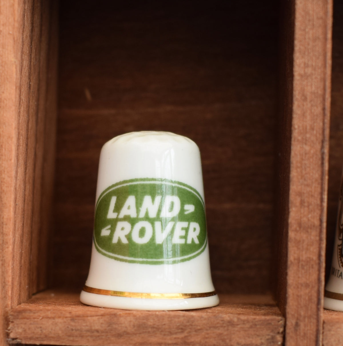 Vintage 1990s Advertising Bone China Thimbles - Brands by Vintage