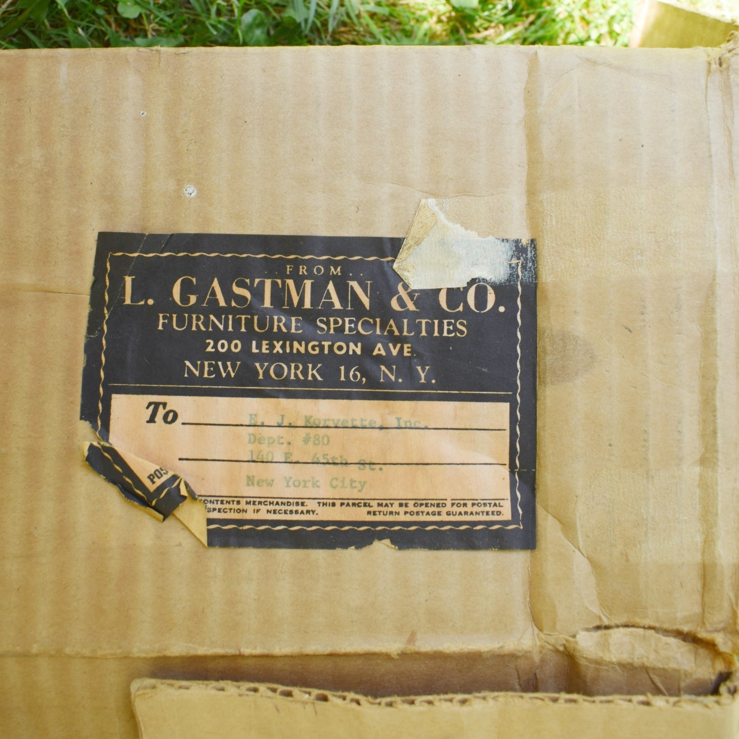 Vintage 1960s Large Vinyl Folding Garden Parasol - American - Turquoise/ Pink- Boxed