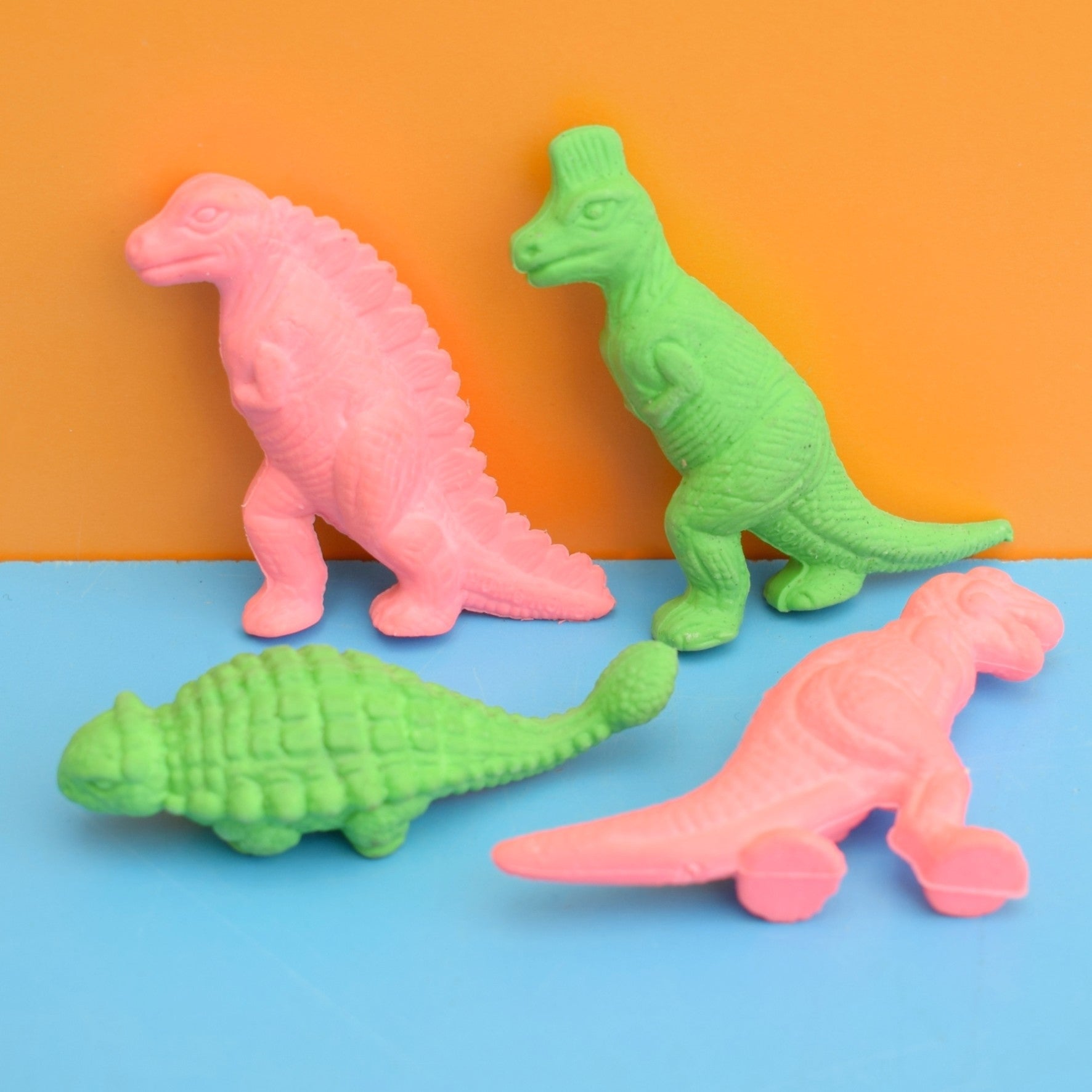 Vintage 1980s Collectable Erasers / Rubbers by Pineapple Retro