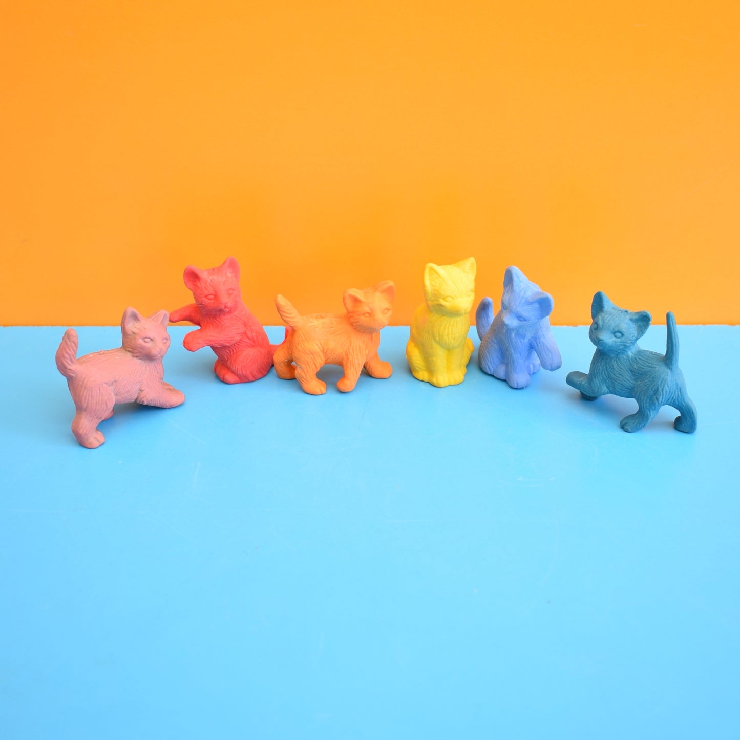 Vintage 1980s Collectable Erasers / Rubbers by Pineapple Retro
