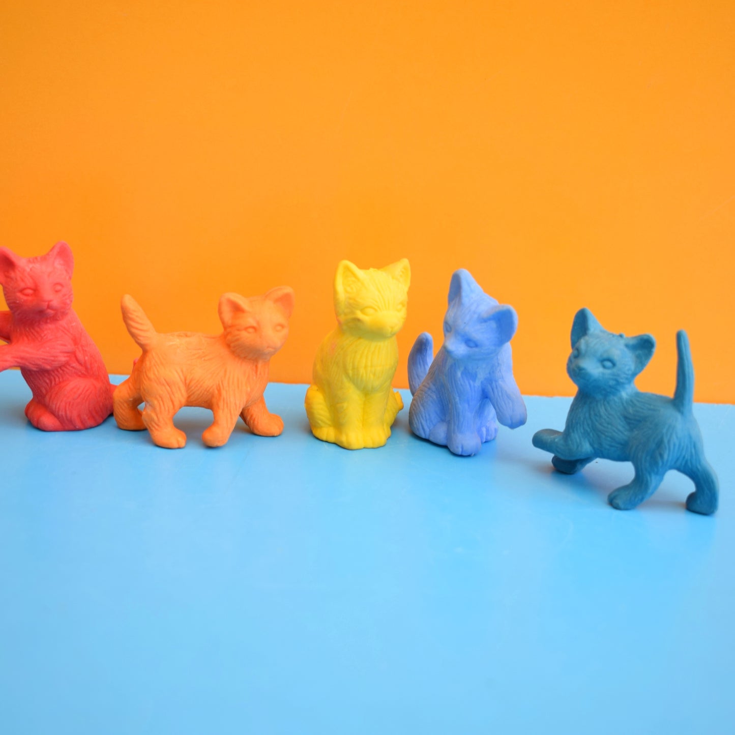 Vintage 1980s Collectable Erasers / Rubbers by Pineapple Retro