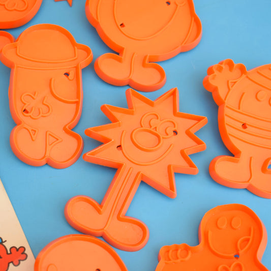 Vintage 1970s Biscuits / Cookie Cutters - Mr Men - Salter . by Pineapple Retro