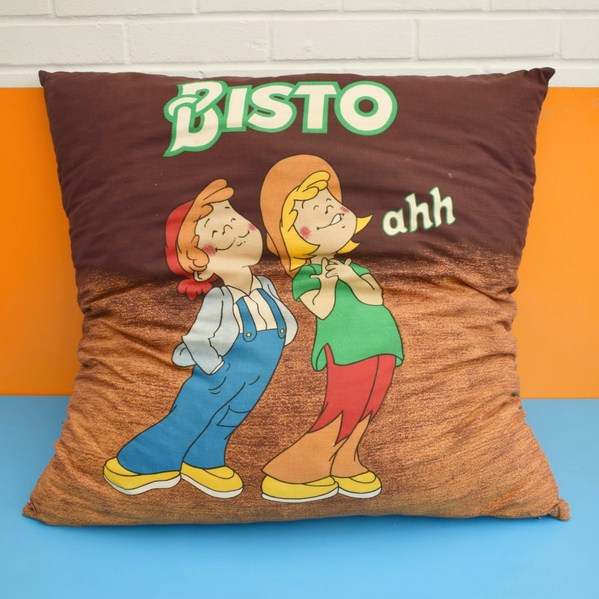 Vintage 1980s Giant Bisto Floor Cushion - Kitsch by Vintage