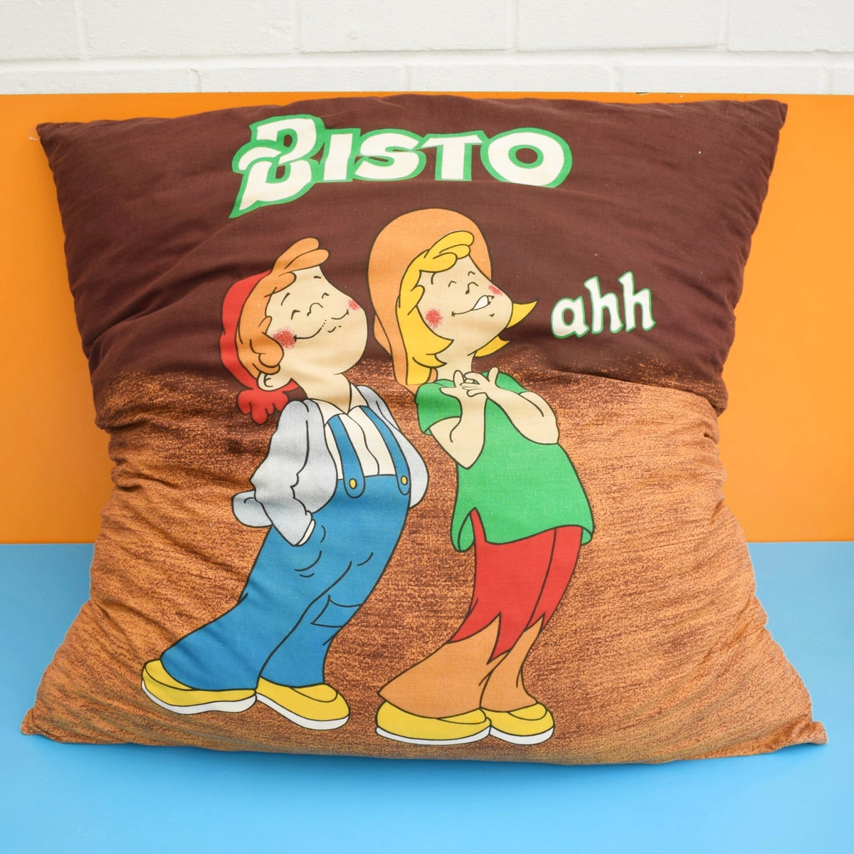 Vintage 1980s Giant Bisto Floor Cushion - Kitsch by Vintage