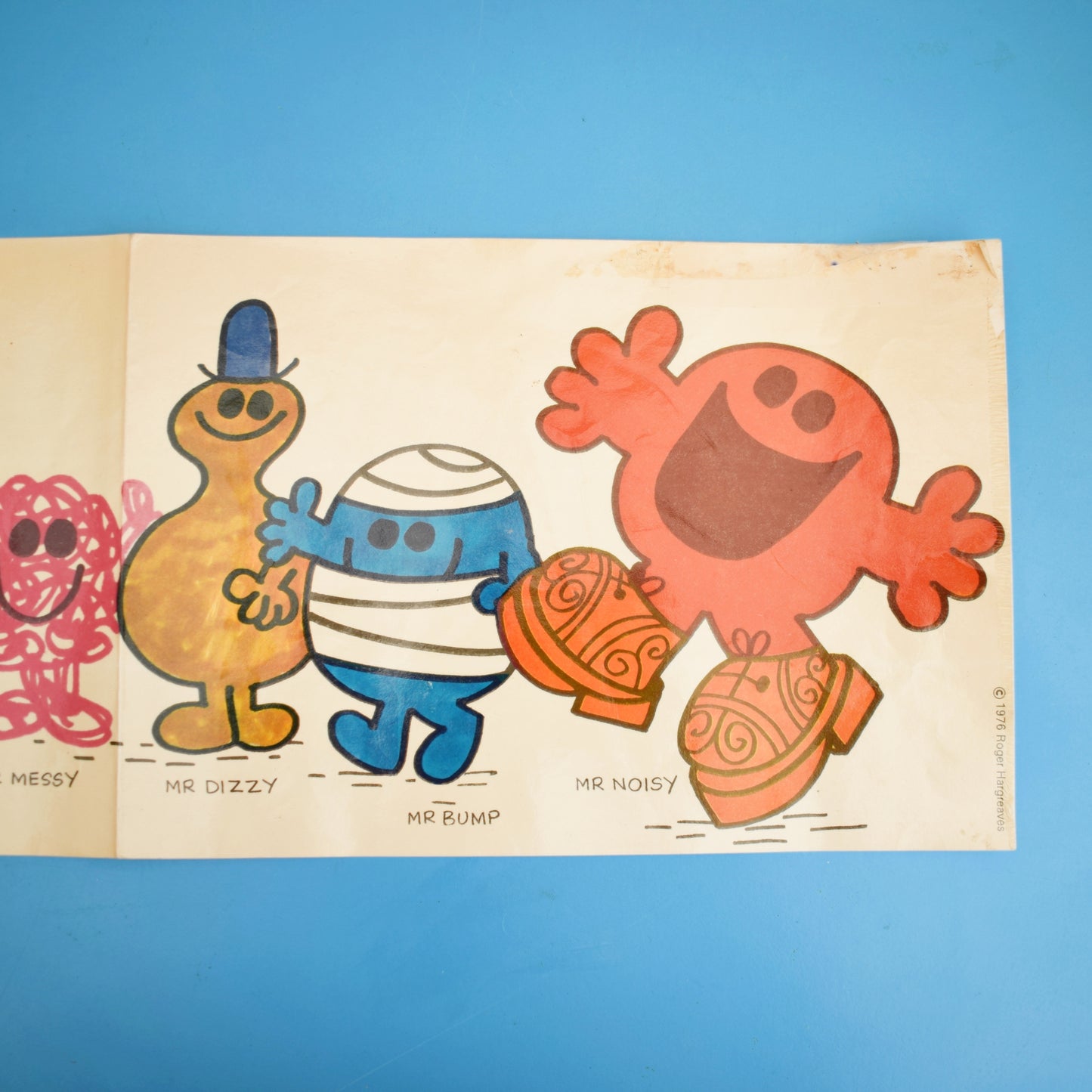 Vintage 1970s Mr Men Wall Frieze - Two Styles by Pineapple Retro