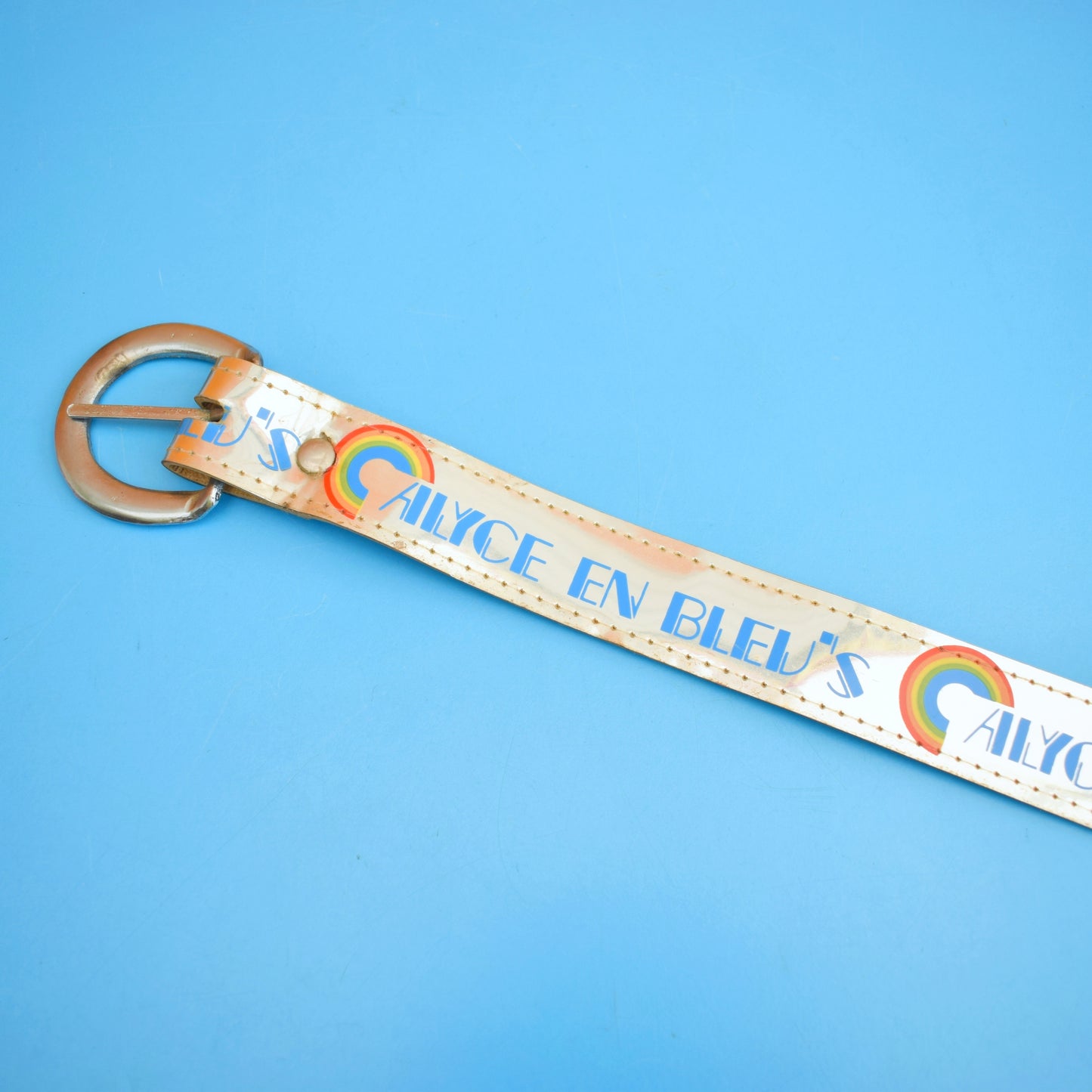 Vintage 1970s Belt- Rainbow - Alyce En Bleu's - Brighton Belts by Pineapple Retro