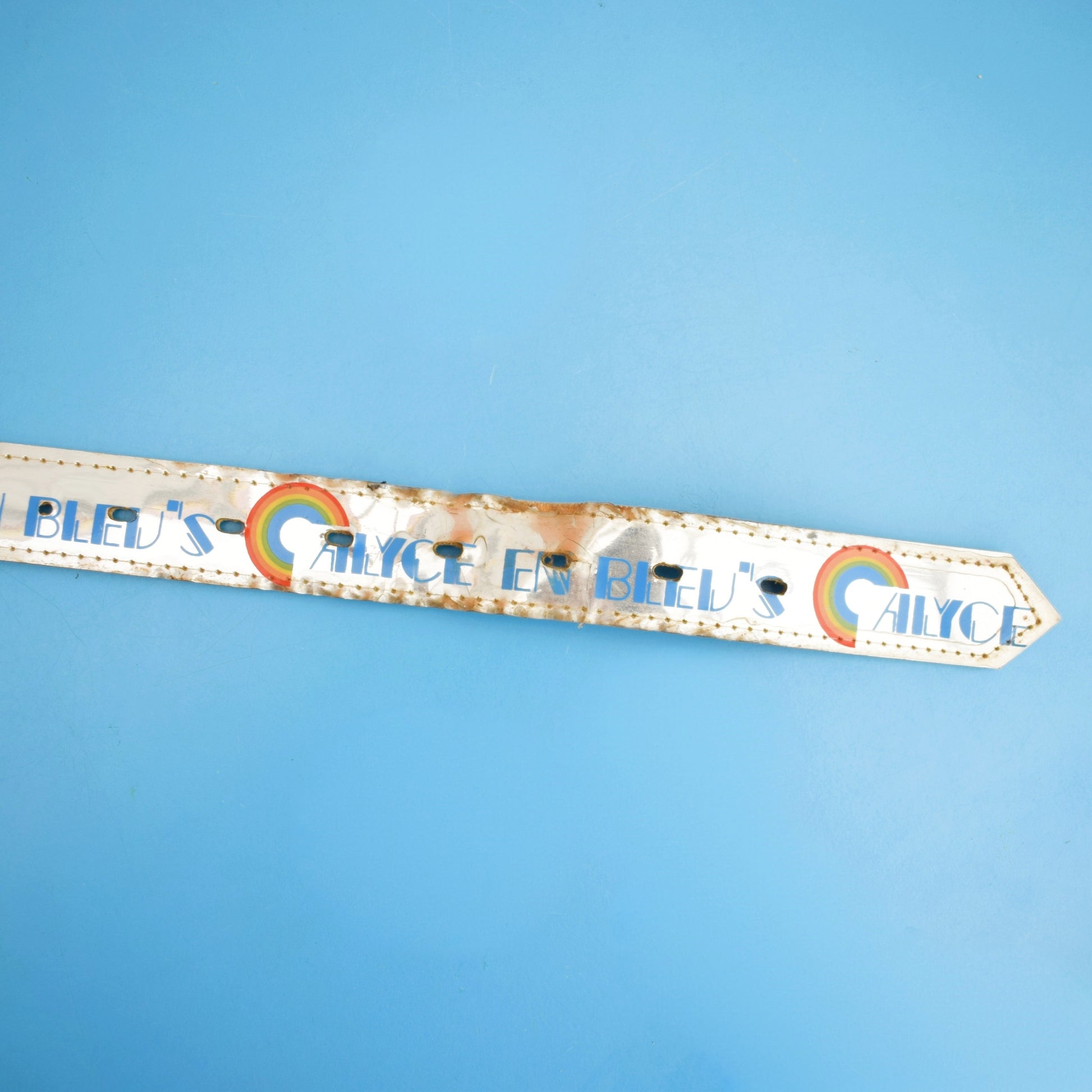 Vintage 1970s Belt- Rainbow - Alyce En Bleu's - Brighton Belts by Pineapple Retro