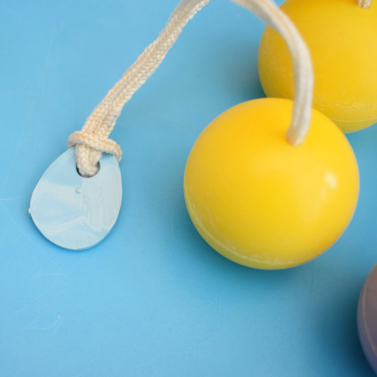 Vintage 1970s Clackers / Click Clack Ball Toys by Pineapple Retro