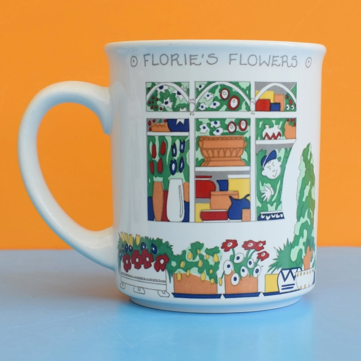 Vintage 1980s Wade China - English Life Range - Chip, Flower & Sweet Shop