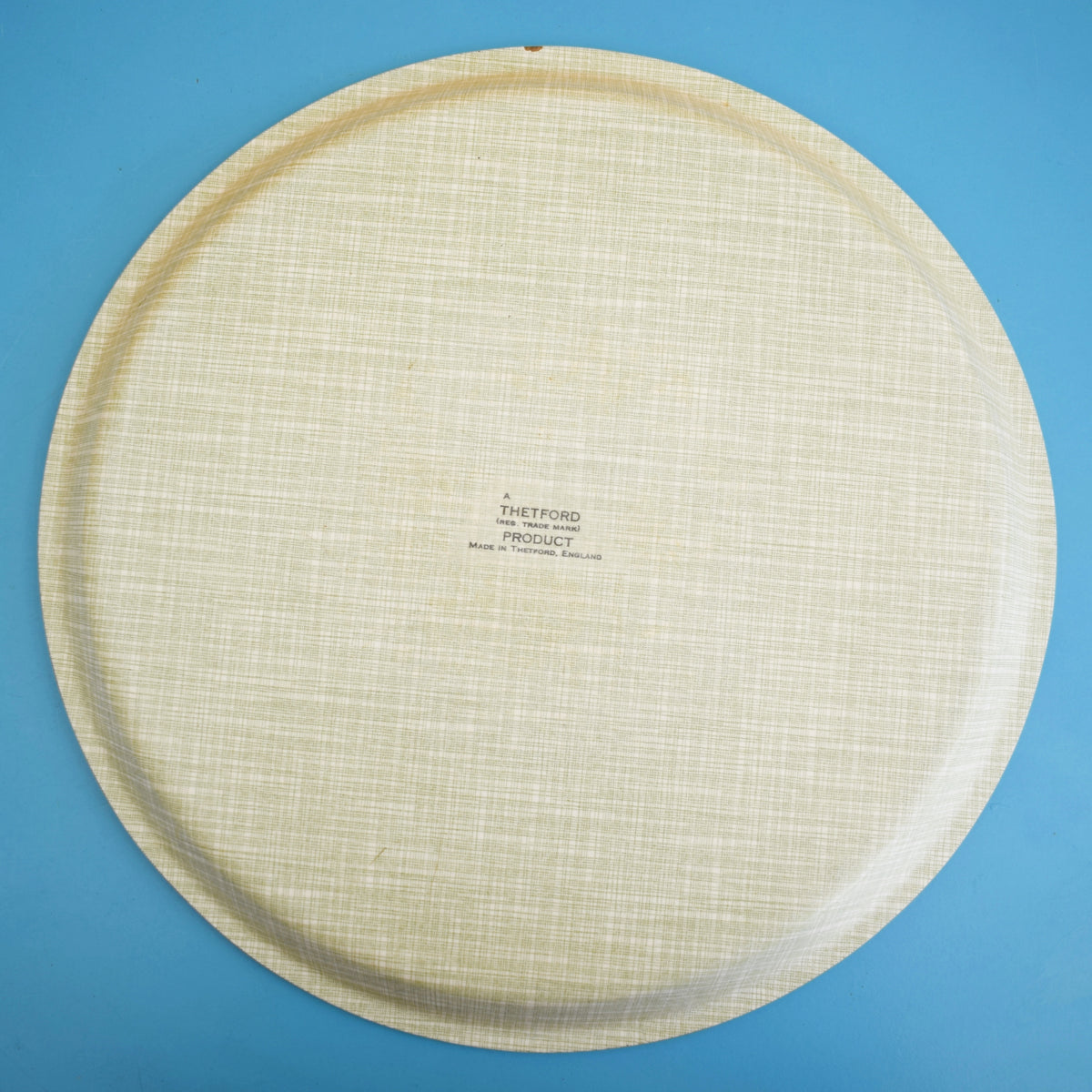 Vintage 1950s Round Cocktail Tray - Thetford Product by Vintage
