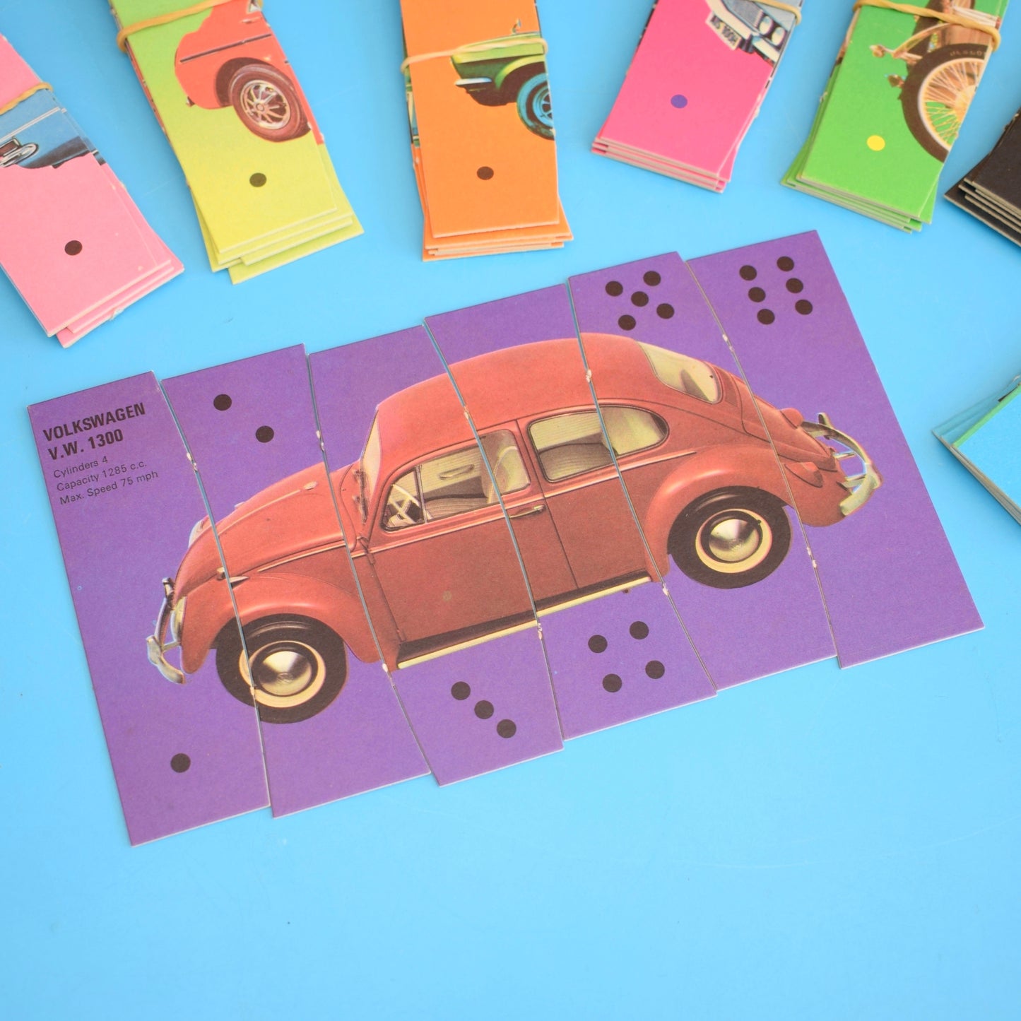 Vintage 1970s Car Capers Game- Cards Complete