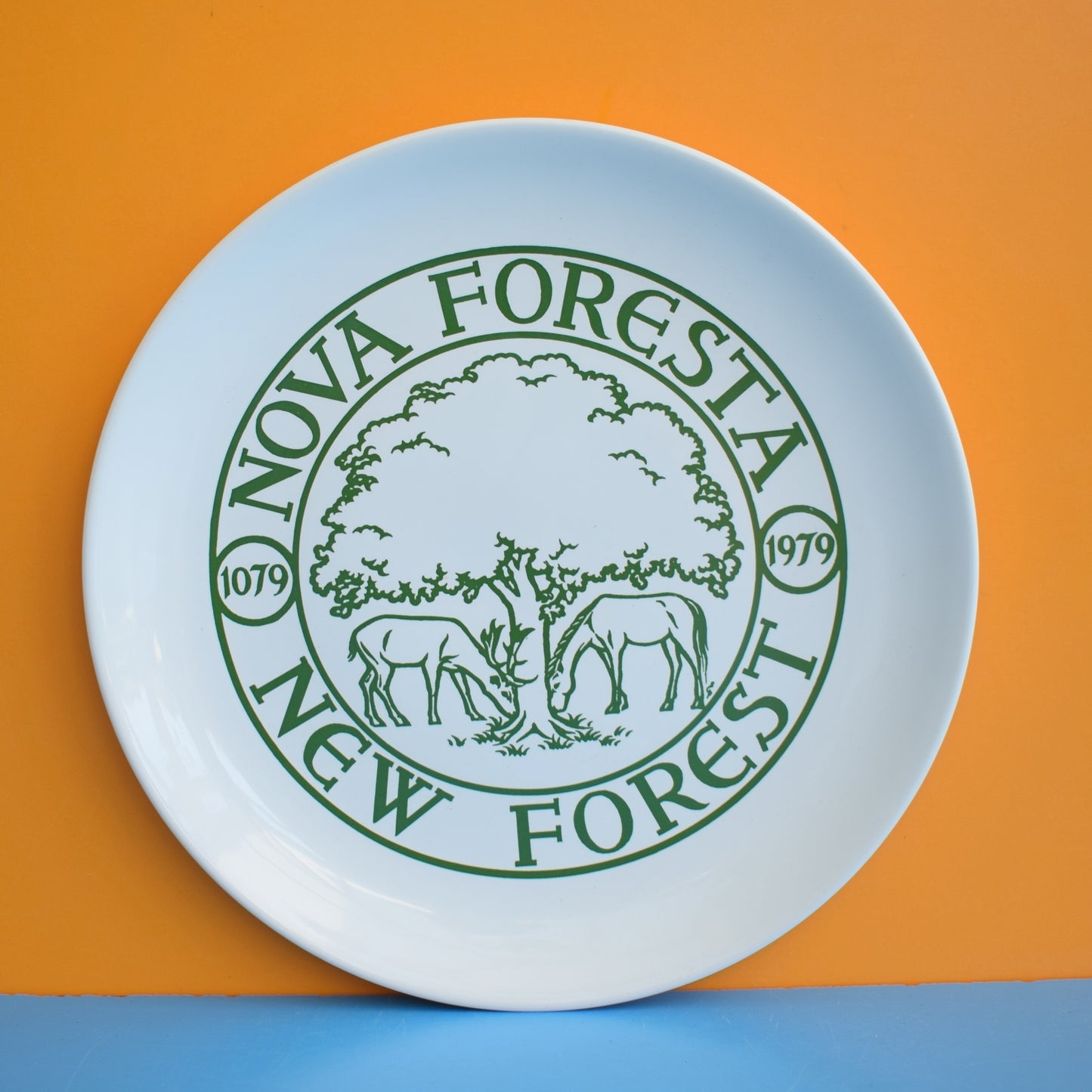 Vintage 1970s Poole Pottery - New Forest Plate