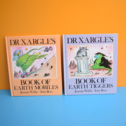 Vintage 1990s Kids Books - Dr Xargle's Book Of... x2