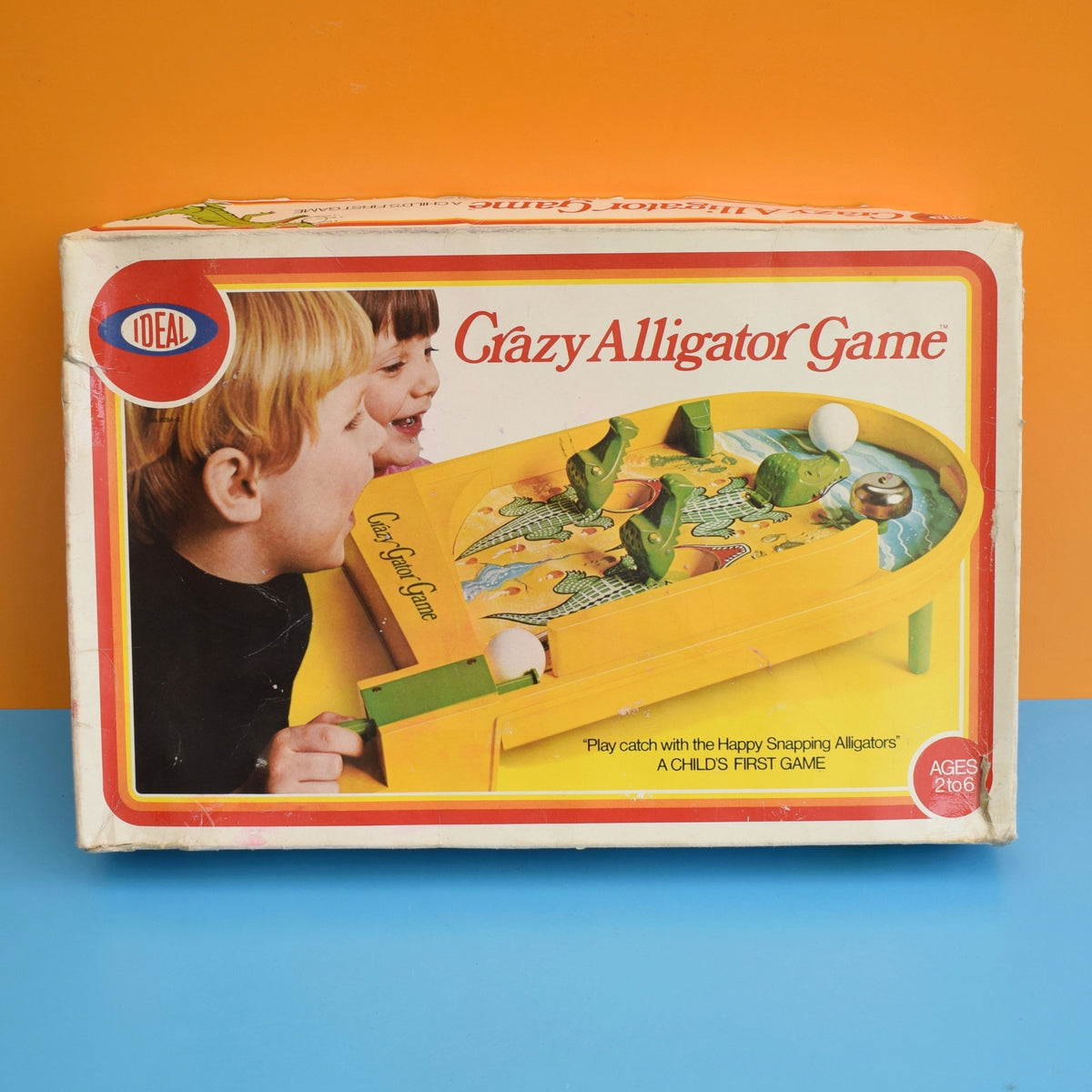 Vintage 1970s Pinball Machine - Crazy Alligator Game - Boxed by Vintage