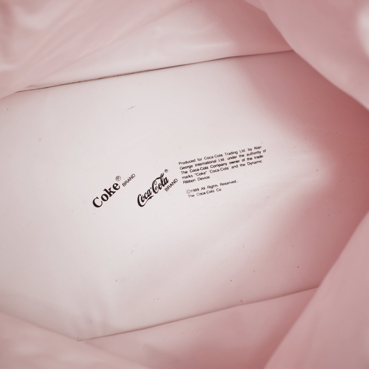 Vintage 1980s Cool Bag - Coca Cola Coke