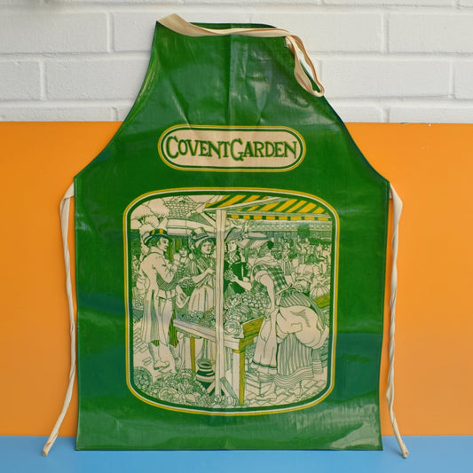 Vintage 1980s Covent Garden Full Apron - PVC by Pineapple Retro