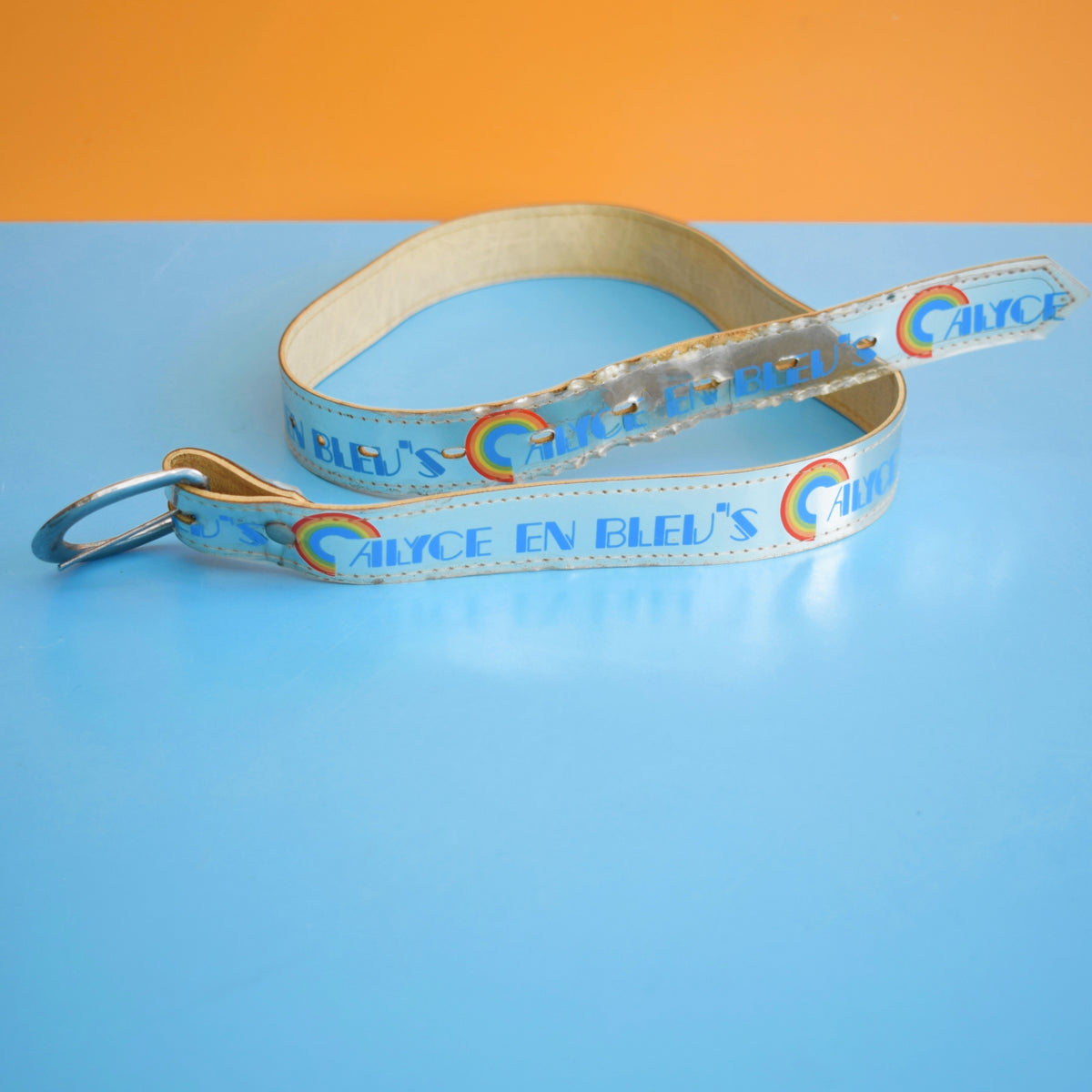Vintage 1970s Belt- Rainbow - Alyce En Bleu's - Brighton Belts by Pineapple Retro