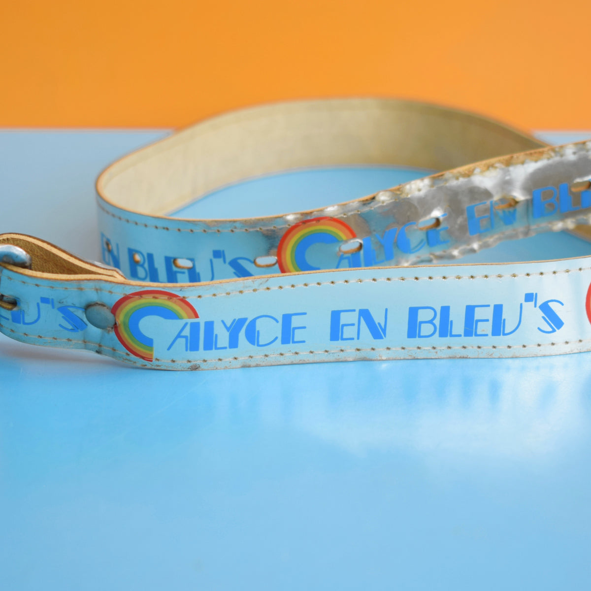 Vintage 1970s Belt- Rainbow - Alyce En Bleu's - Brighton Belts by Pineapple Retro