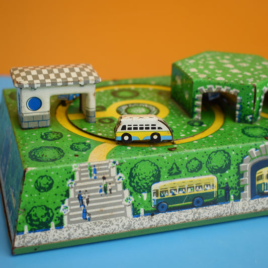 Vintage 1960s Clockwork Toy - Russian- Bus Track