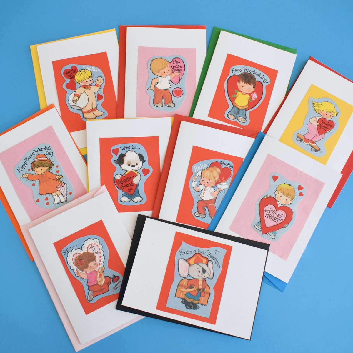 Vintage 1970s American Scraps - Greeting Cards - Valentines by Eric's Cards