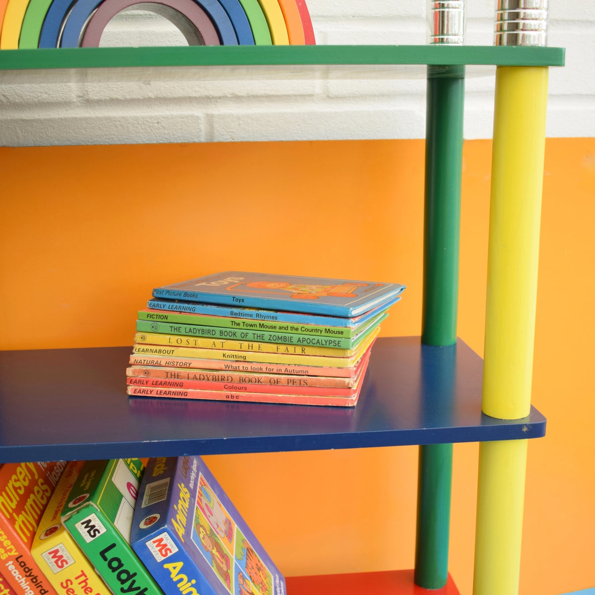 Vintage 1990s Shelving Unit - Pencil / Crayon - Pierre Sala Style . by Pineapple Retro