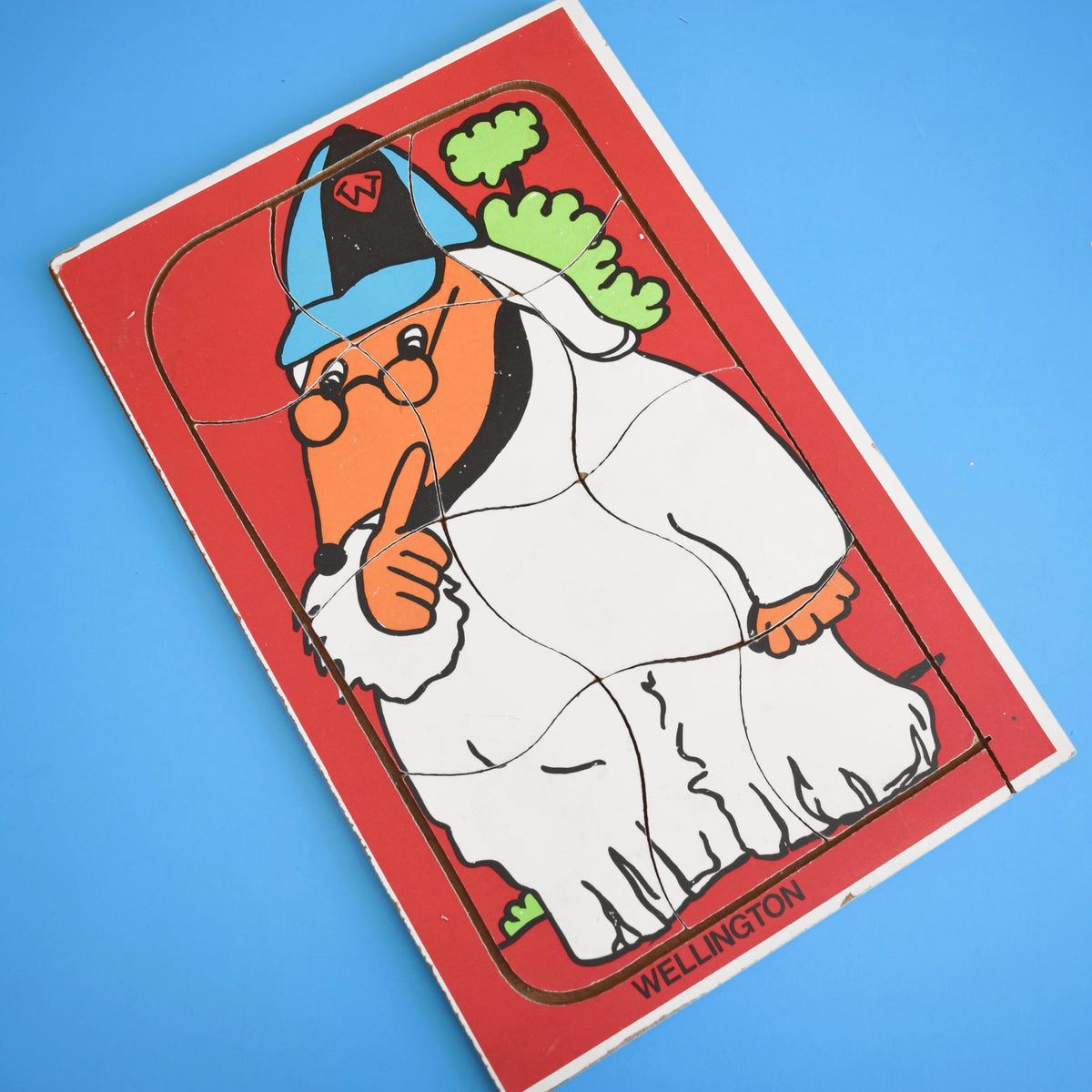 Vintage 1970s Jigsaw Puzzle - Wombles - Wellington by Pineapple Retro
