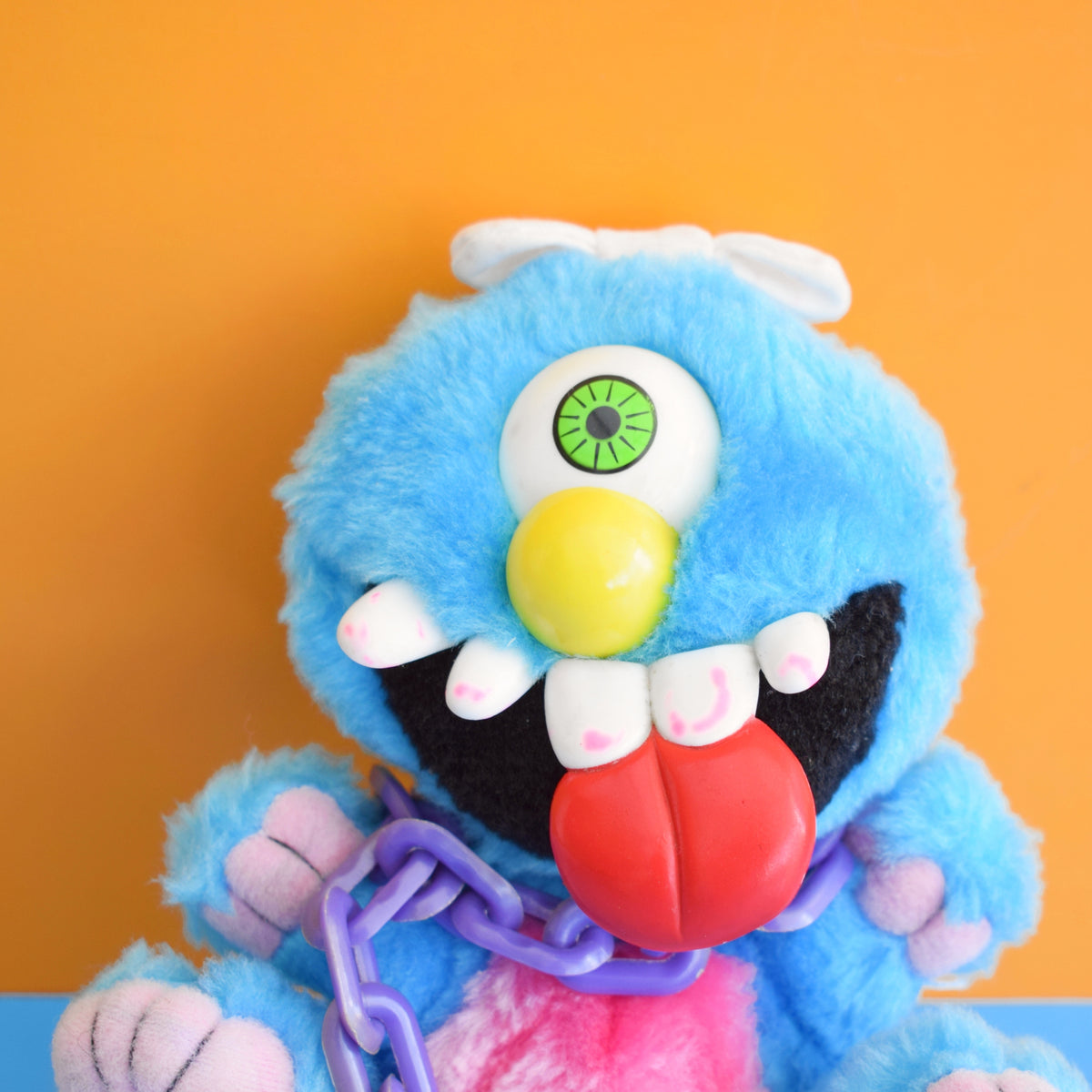 Vintage 1980s Kudlee Uglee Mini Plush Toy by Pineapple Retro