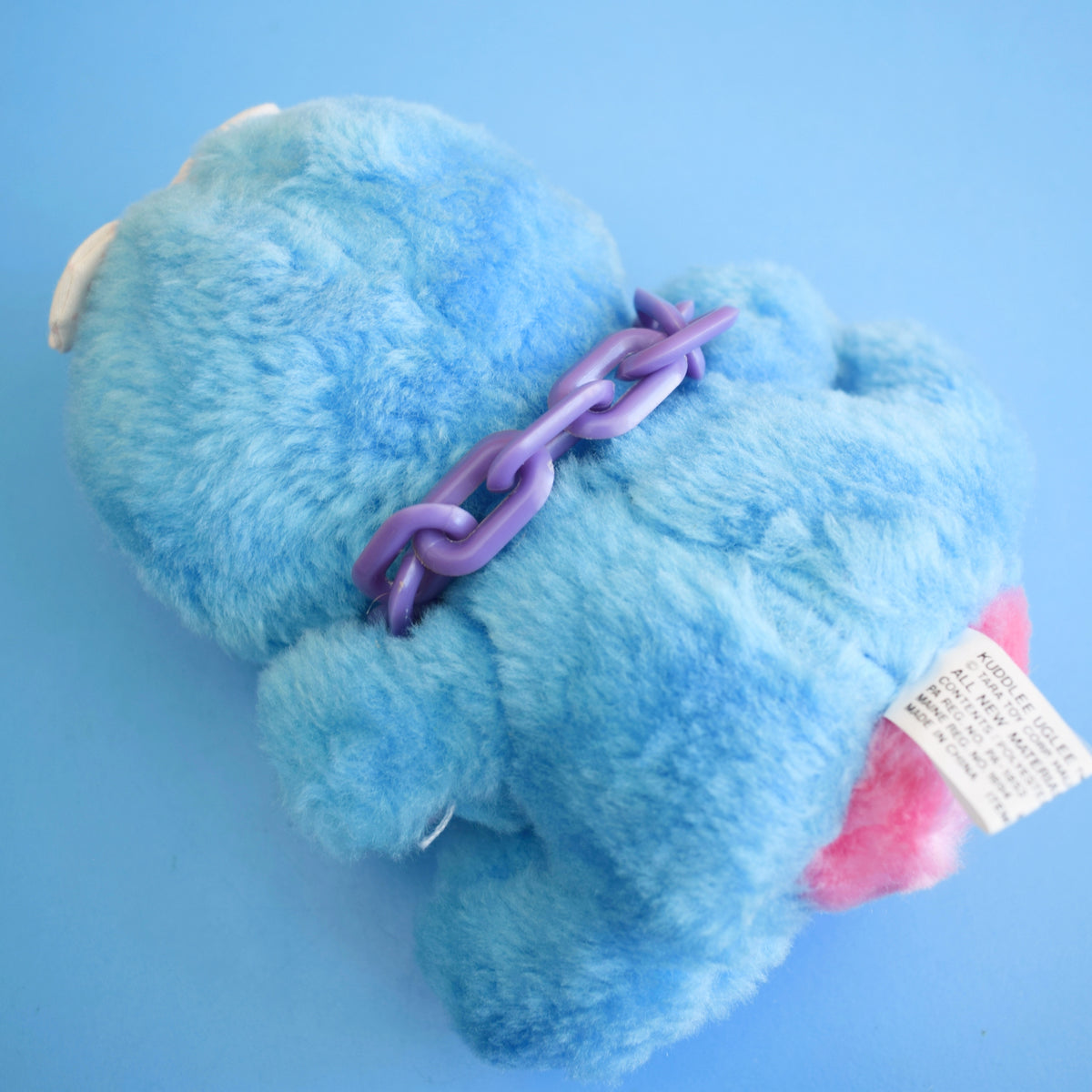 Vintage 1980s Kudlee Uglee Mini Plush Toy by Pineapple Retro
