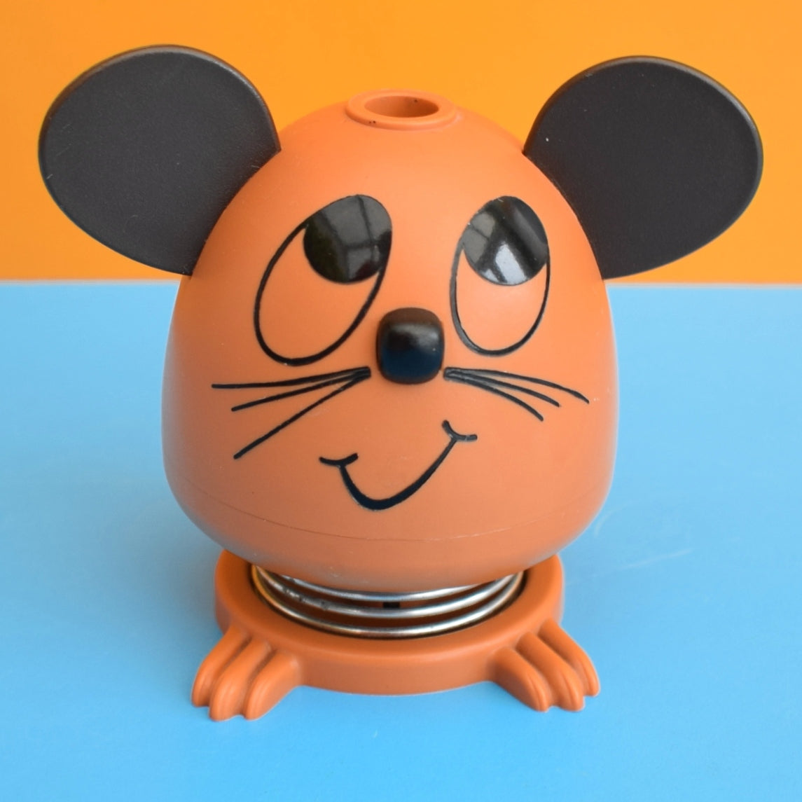 Vintage 1970s Paper Mate Mr Mouse Pen Holder - Plastic