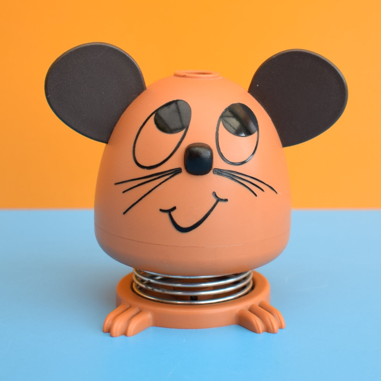 Vintage 1970s Paper Mate Mr Mouse Pen Holder - Plastic