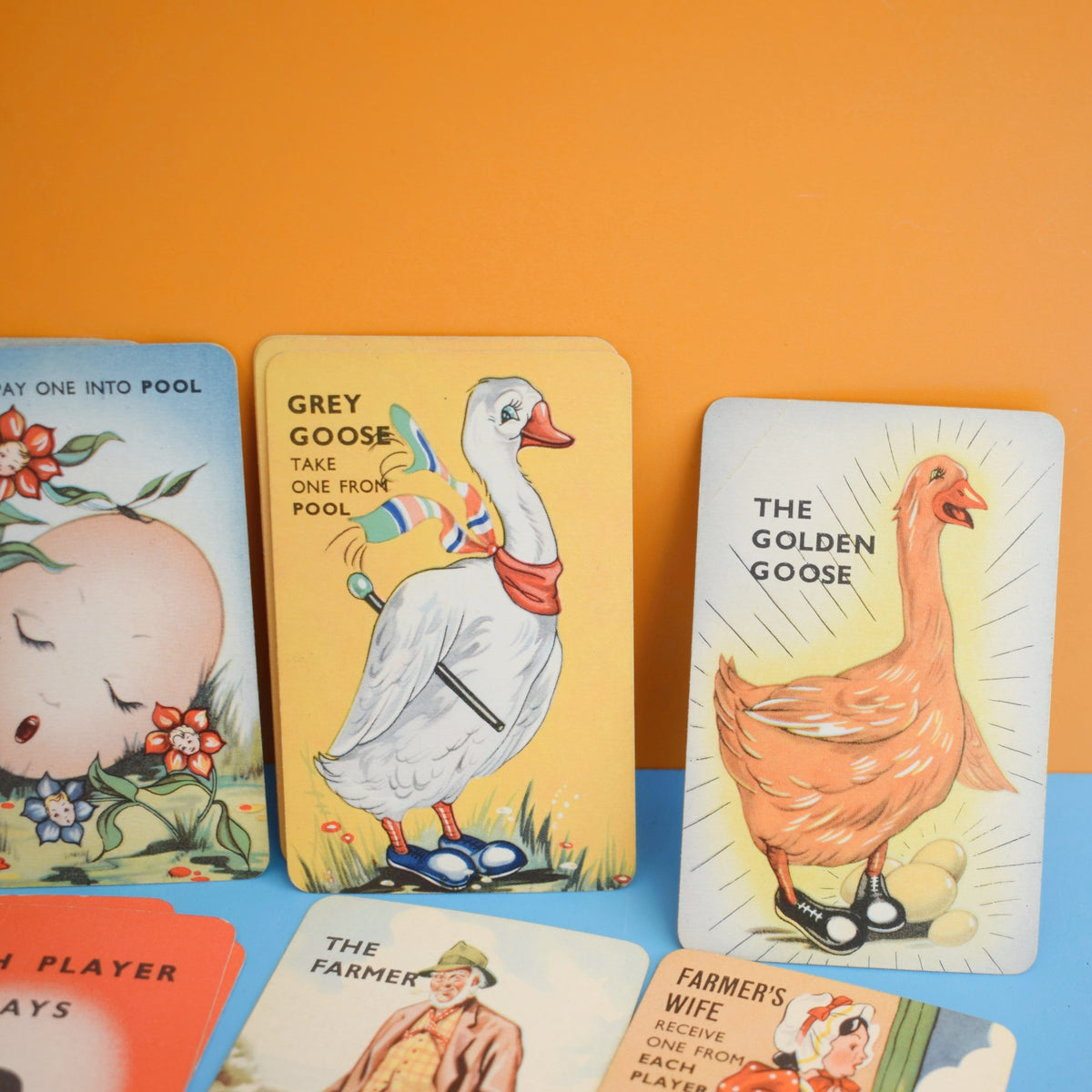 Vintage 1960s Golden Egg Card Game - Chad Valley by Vintage