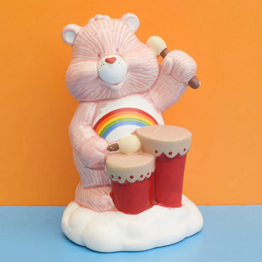 Vintage 1980s Care Bear Money Box - Cheer Bear