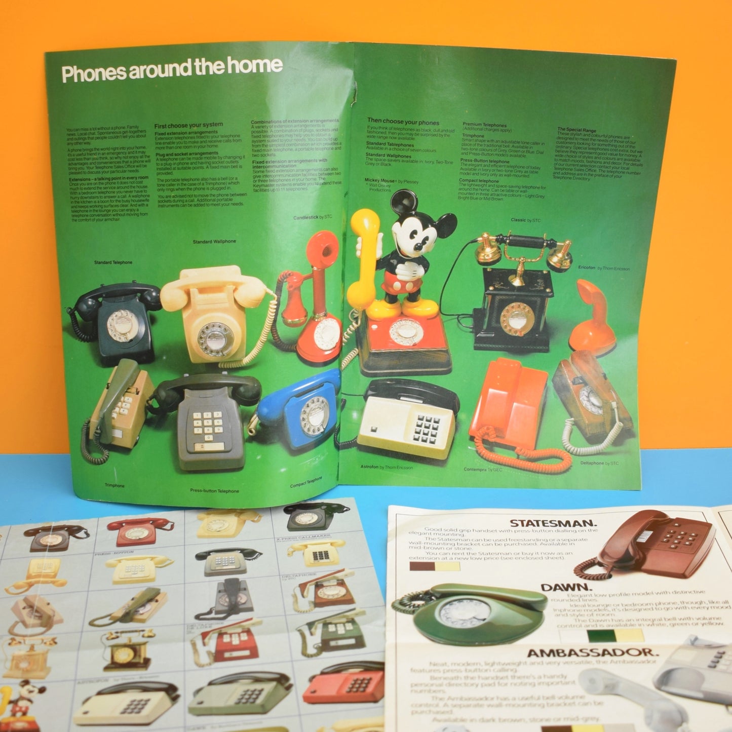 Vintage 1980s Ephemera - Home Phones / BT