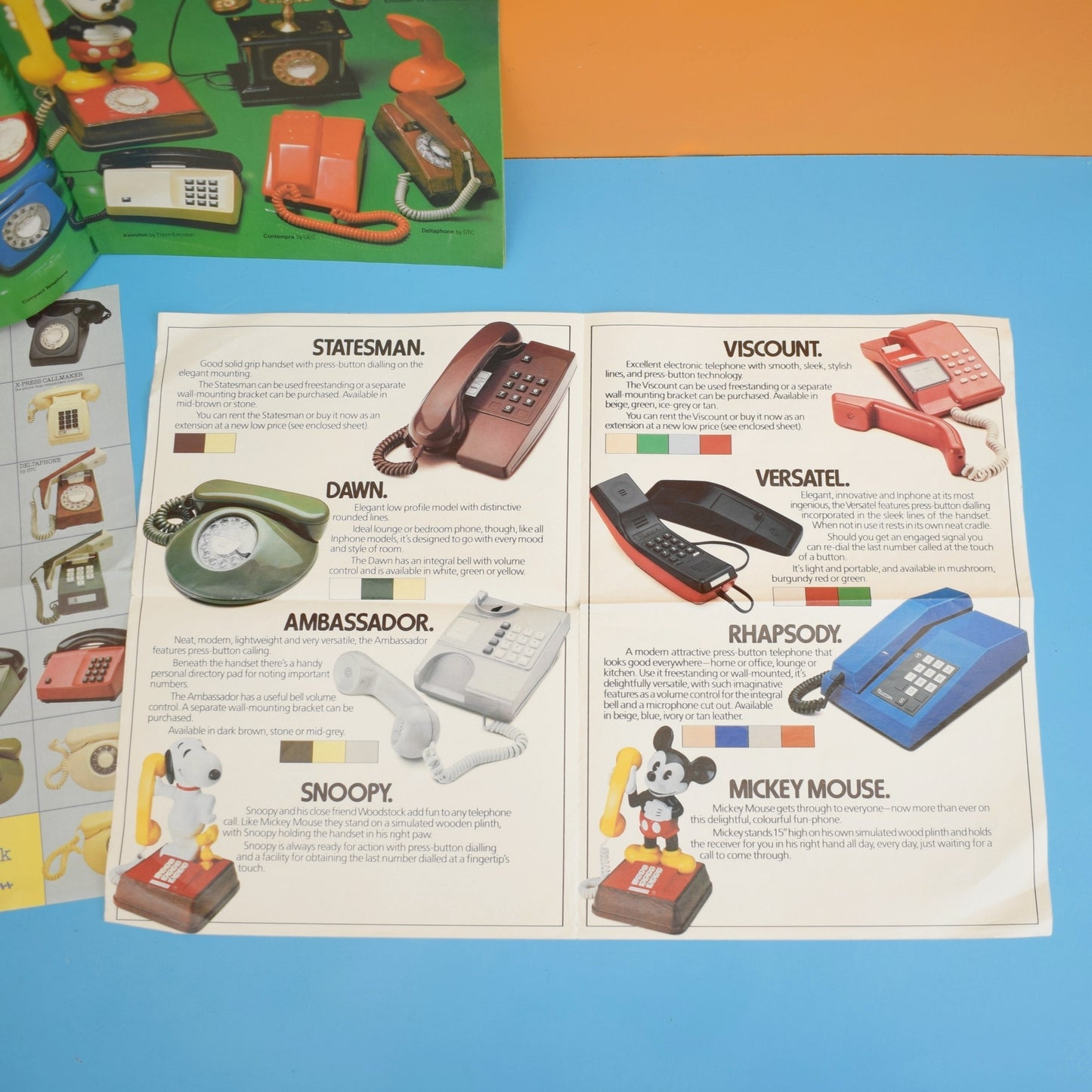 Vintage 1980s Ephemera - Home Phones / BT