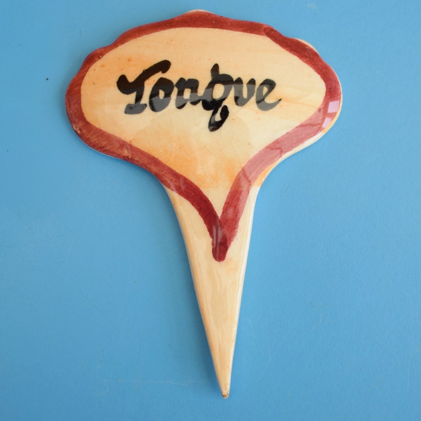 Vintage 1950s Sandwich Markers - Toni Raymond Ceramics x6