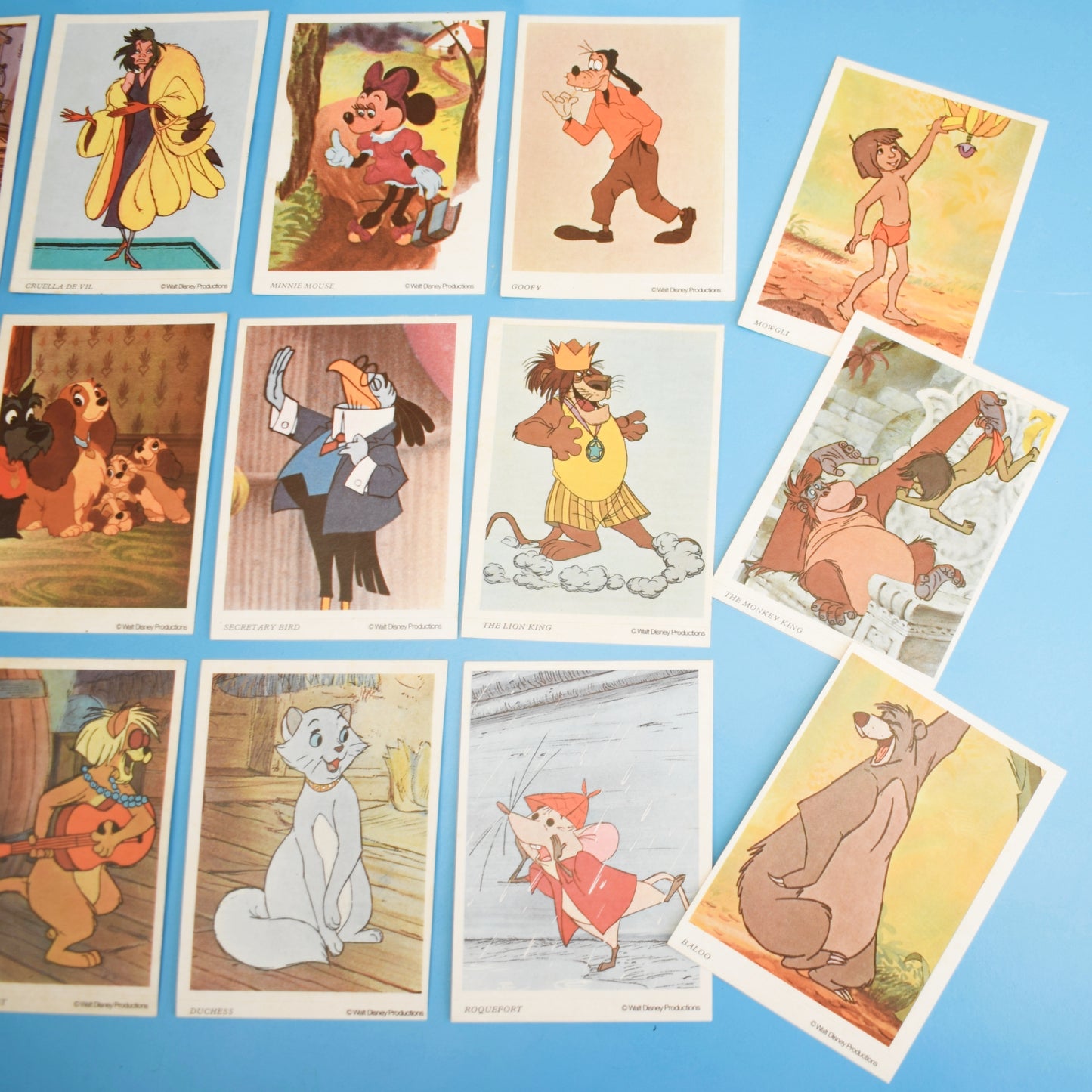 Vintage 1970s Disney Animation Sticker Set - Spar Grocers Advertising by Pineapple Retro