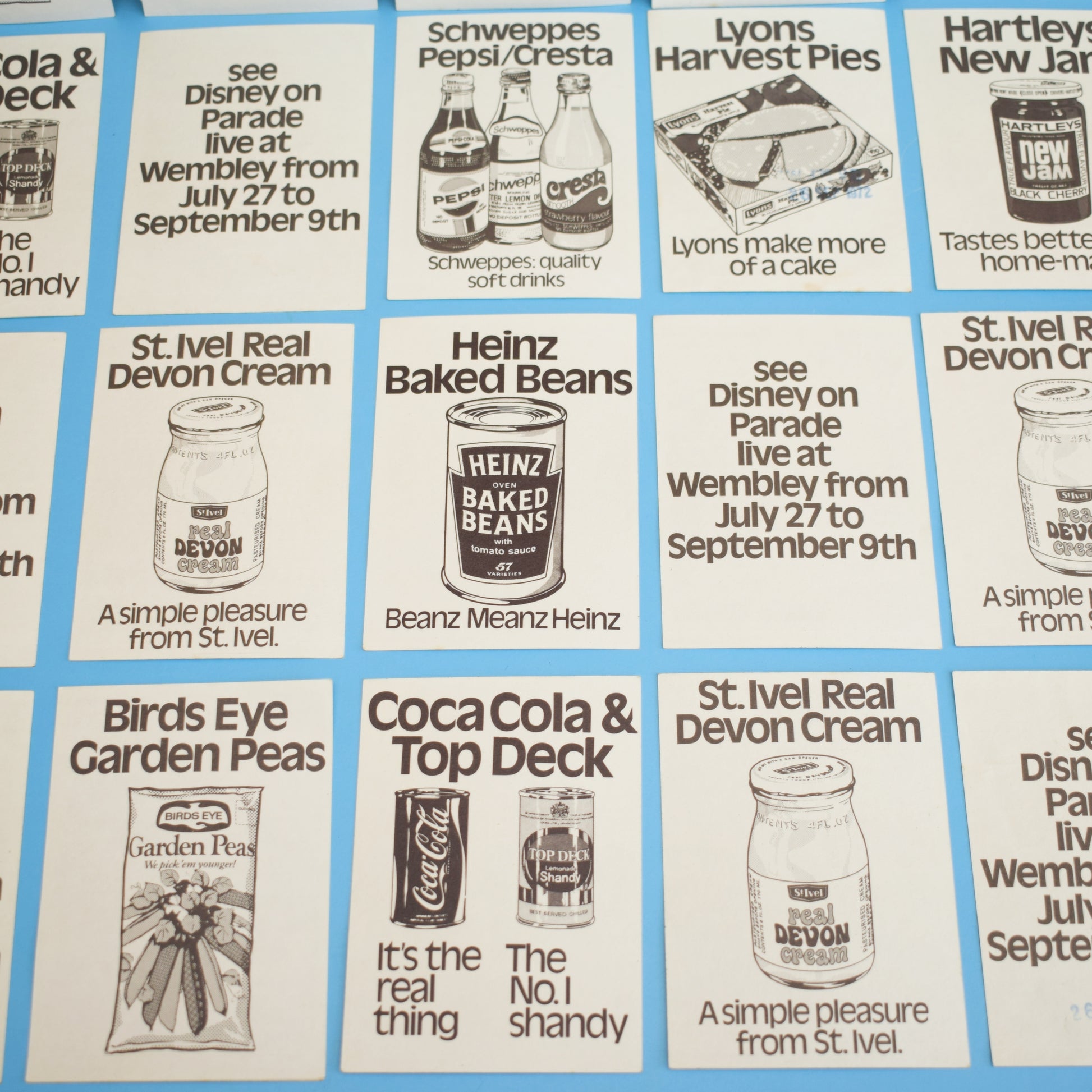 Vintage 1970s Disney Animation Sticker Set - Spar Grocers Advertising by Pineapple Retro