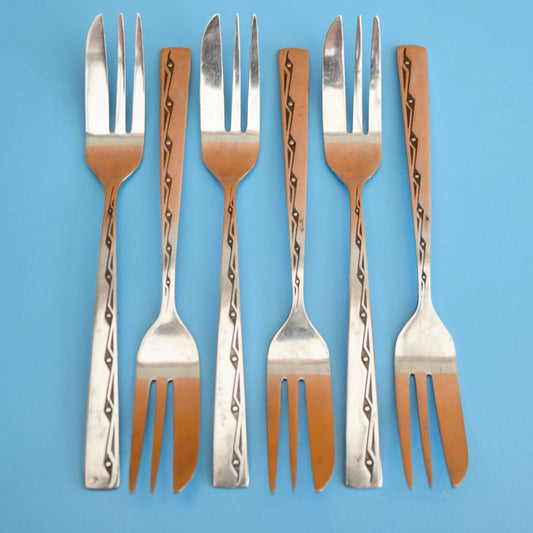 Vintage 1960s Viners Executive Suite Pastry Forks