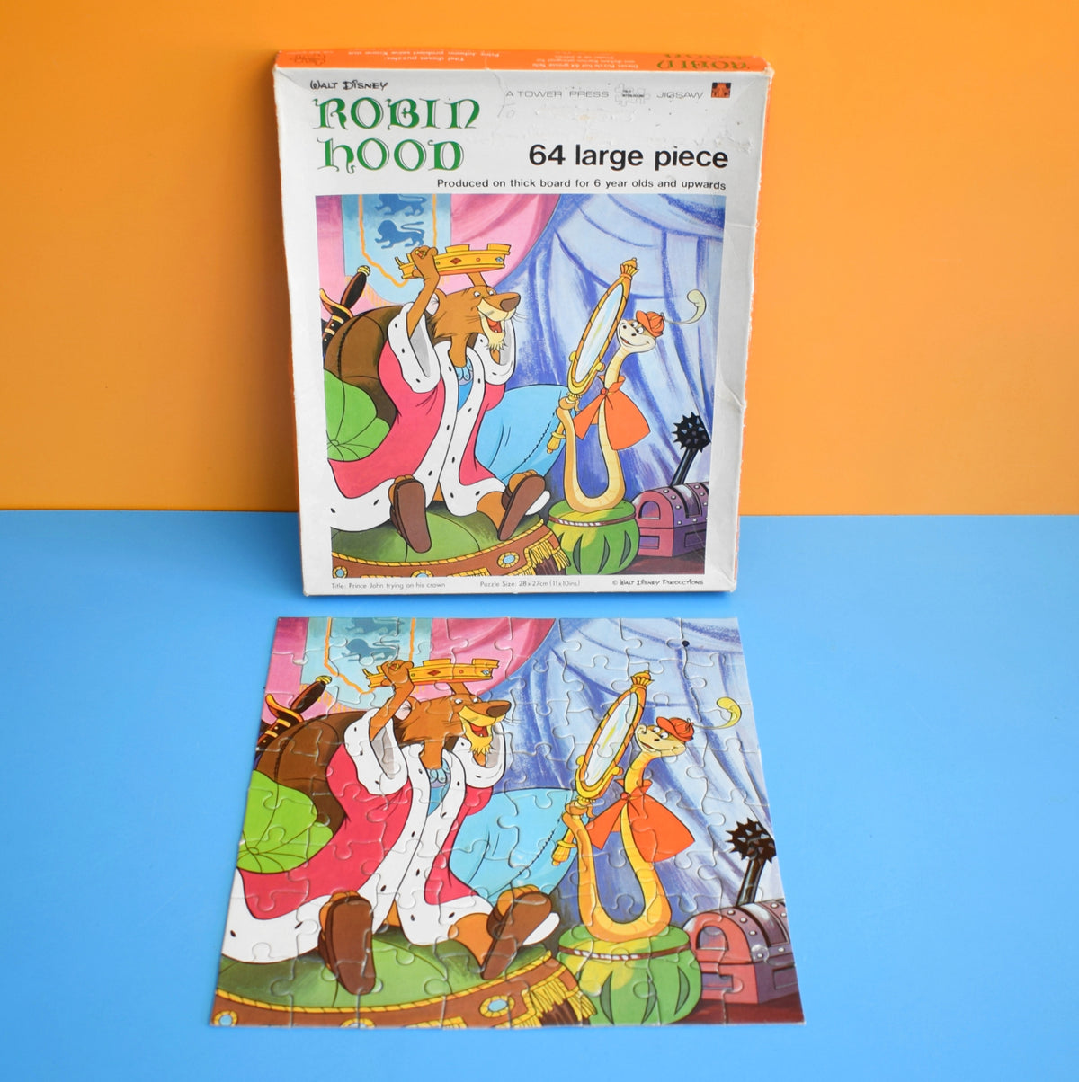 Vintage 1970s Jigsaw Puzzle - Walt Disney - Robin Hood by Pineapple Retro
