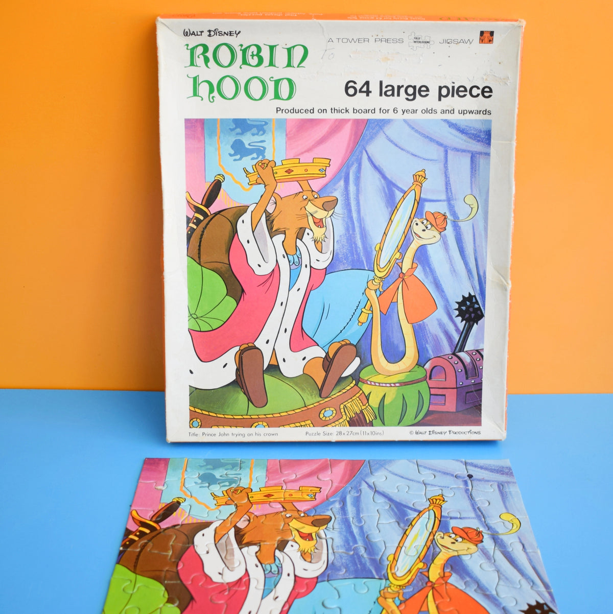 Vintage 1970s Jigsaw Puzzle - Walt Disney - Robin Hood by Pineapple Retro
