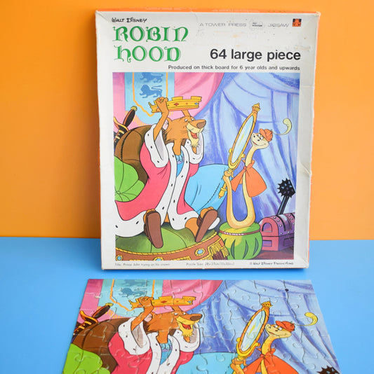 Vintage 1970s Jigsaw Puzzle - Walt Disney - Robin Hood by Pineapple Retro